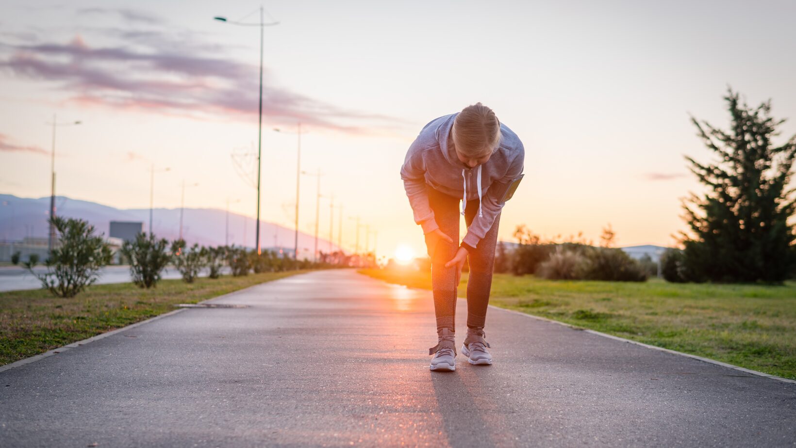 Running through pain